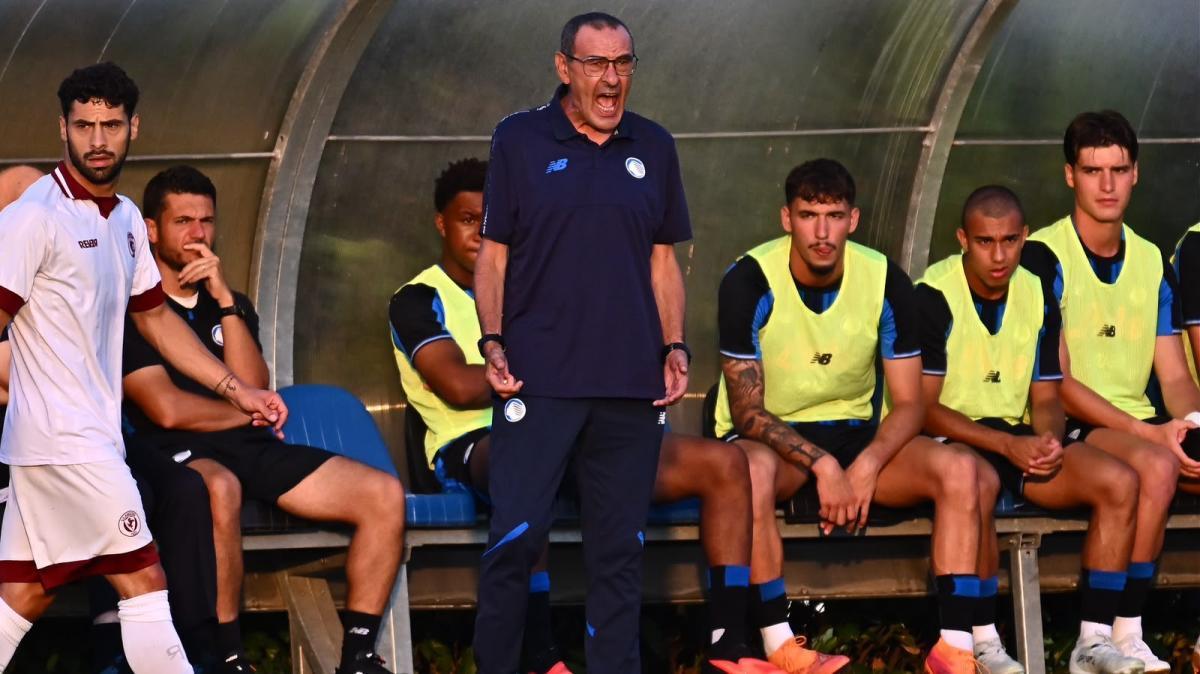 Le urla di Sarri e il silenzio della ripresa: l'Atalanta vista da dentro