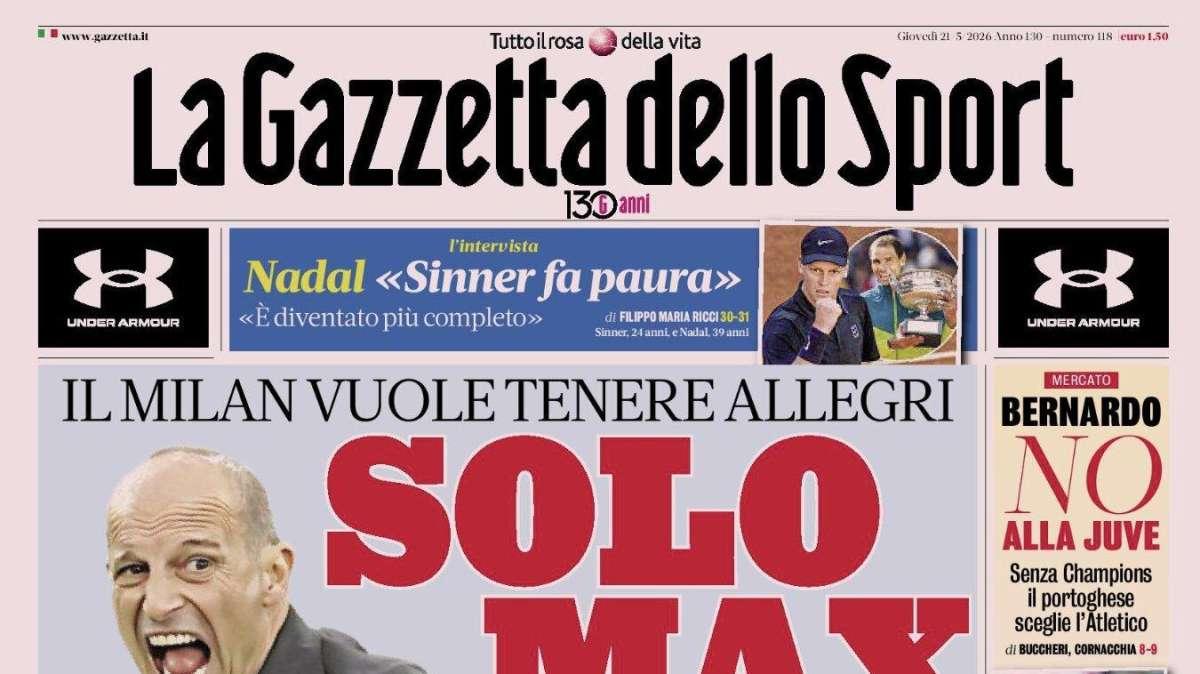 PRIMA PAGINA – La Gazzetta dello Sport: "Che duello per Sarri. Blitz dell'Atalanta. Ultimatum Napoli"