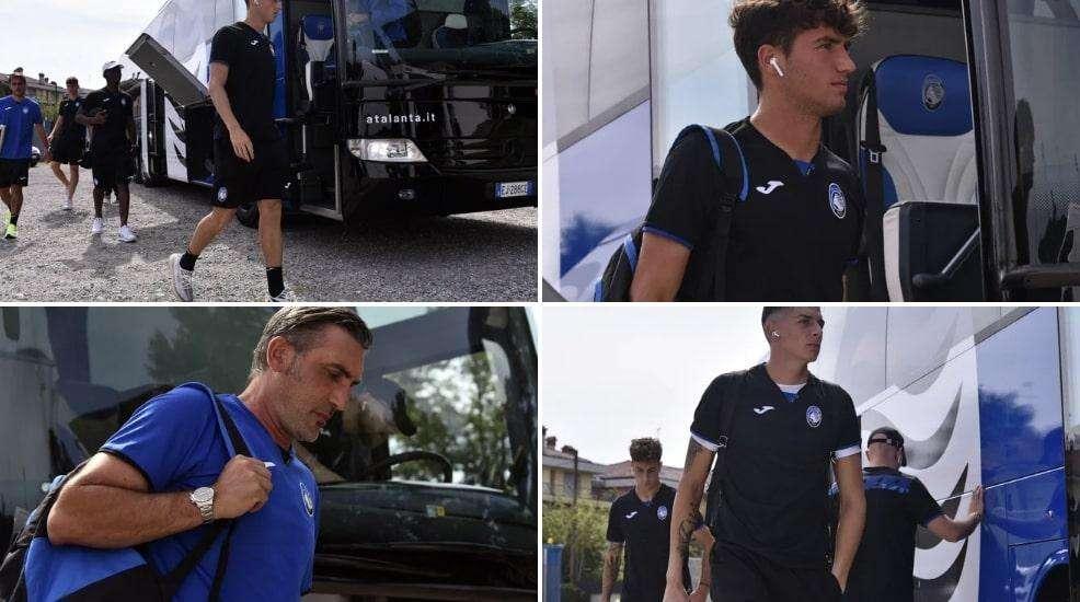 FOTO - L'arrivo dei nerazzurri U23 a Gorgonzola