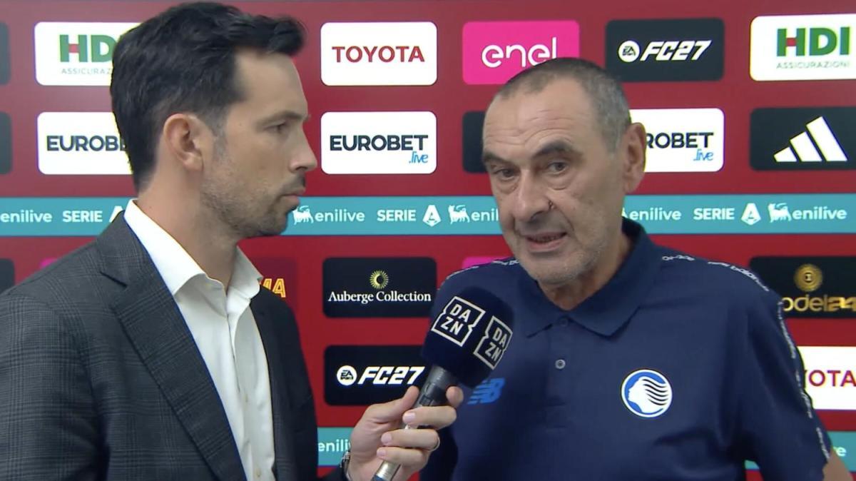 Sarri difende la sua Dea a DAZN: "Portarla al 93' è già una prestazione di livello"