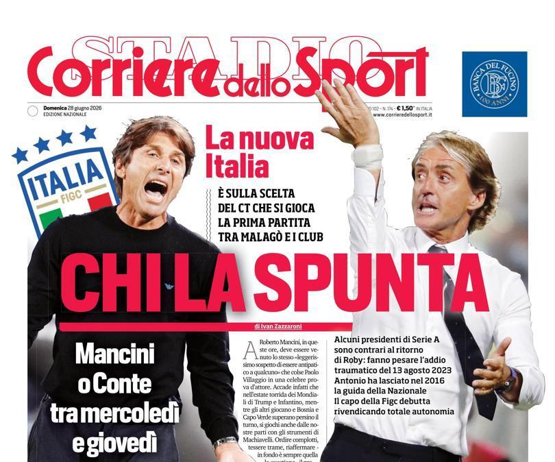 PRIMA PAGINA - Corriere dello Sport: "Chi la spunta"