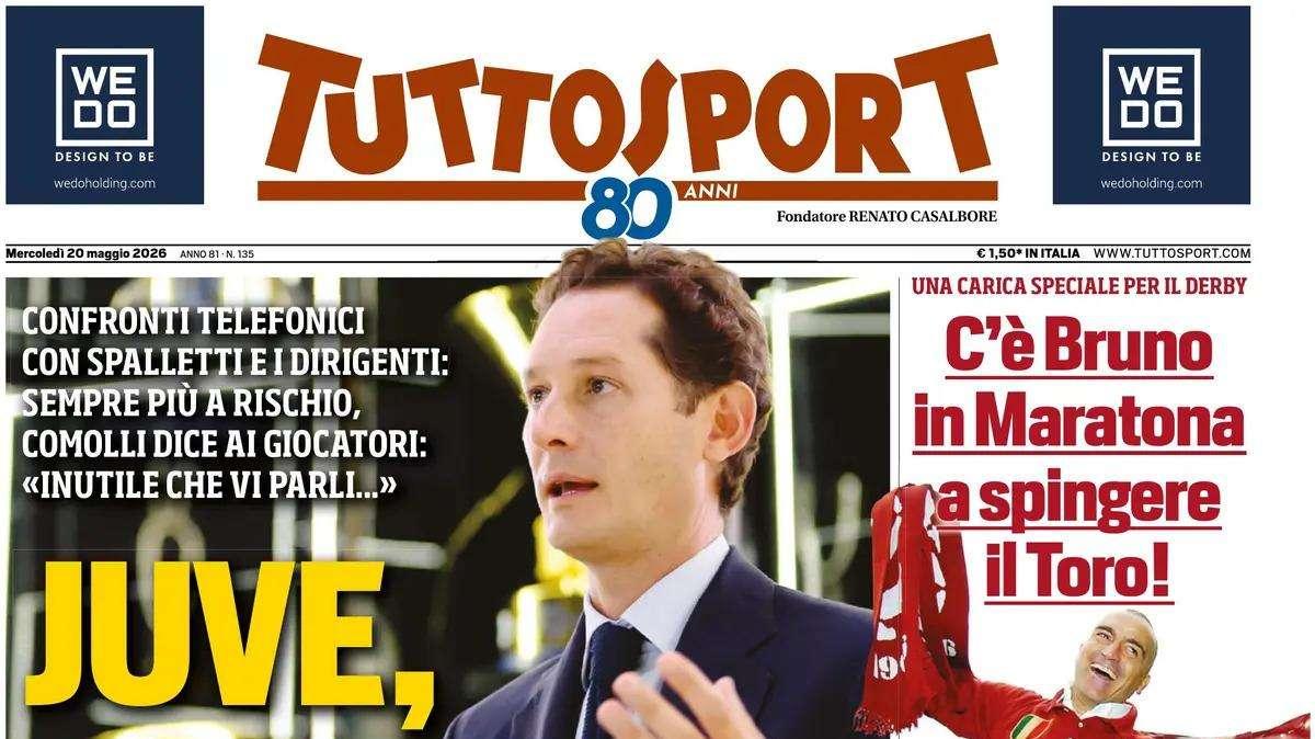 PRIMA PAGINA – Tuttosport: "Juve, si muove Elkann"