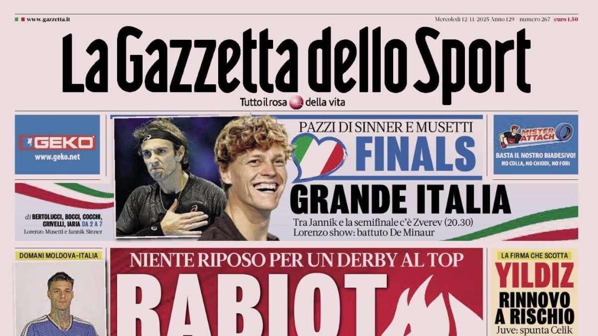 PRIMA PAGINA - La Gazzetta dello Sport: "Ecco come sarà la Dea di Palladino"
