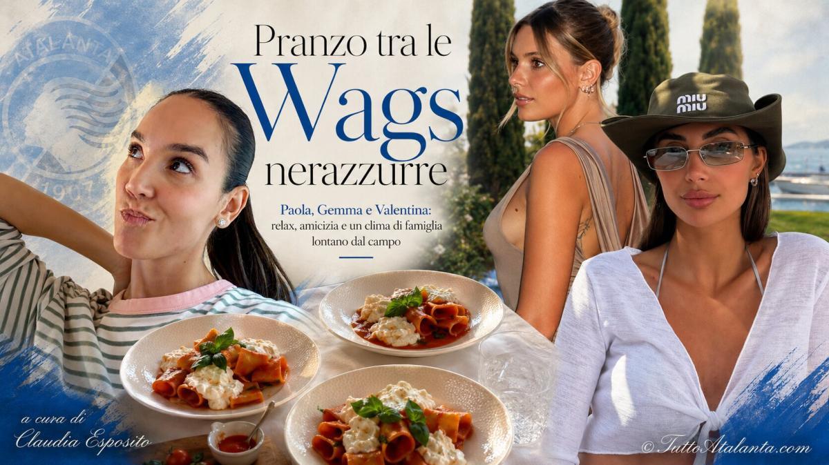 Le Wags nerazzurre fanno gruppo: tre piatti di pasta e un cuore rosso