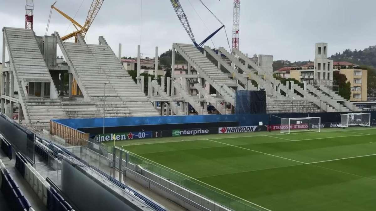 FOTO - La nuova Curva Sud Morosini prende sempre più forma 