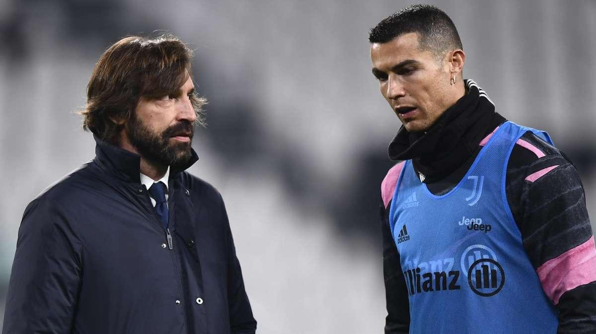 Juventus, Pirlo: "Ronaldo non sta bene, assente con l'Atalanta. Gioca Dybala"