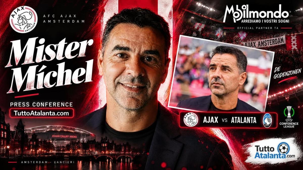 Ajax, mister Míchel in conferenza: "L'Atalanta è una grande squadra con un grande allenatore"