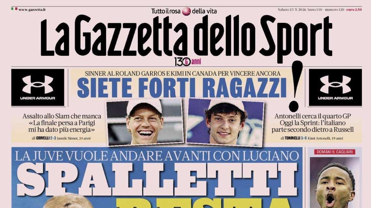 PRIMA PAGINA – La Gazzetta dello Sport: "Sarri-Dea, e Grosso..."