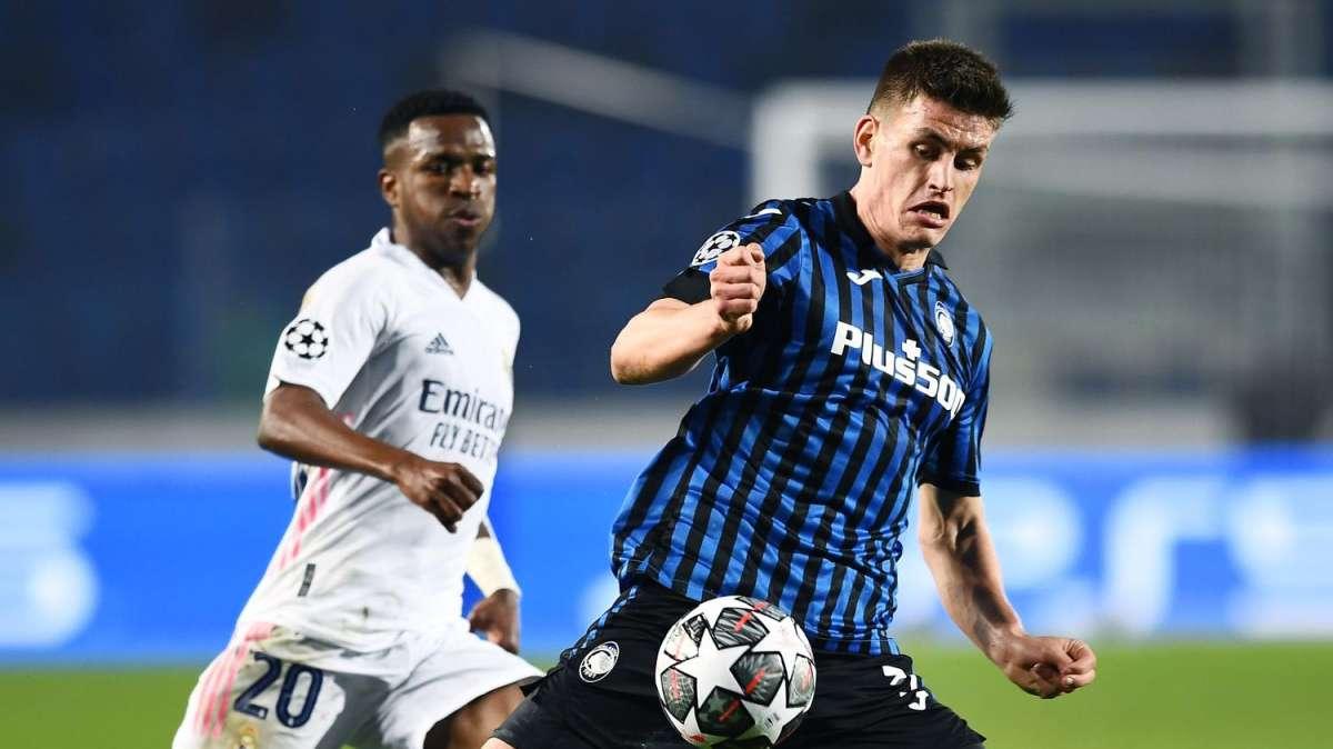 L'Atalanta si difende in dieci, il Real Madrid è deludente. 0-0 al 45' al Gewiss Stadium