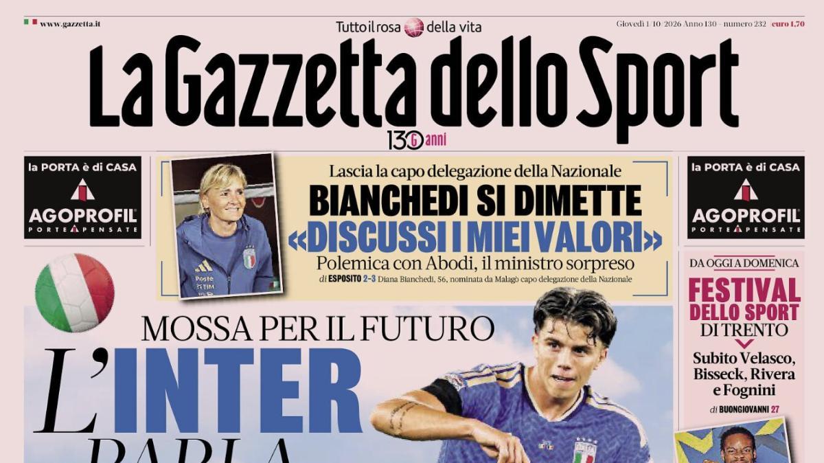 PRIMA PAGINA – La Gazzetta dello Sport: "L'Inter parla Romano"