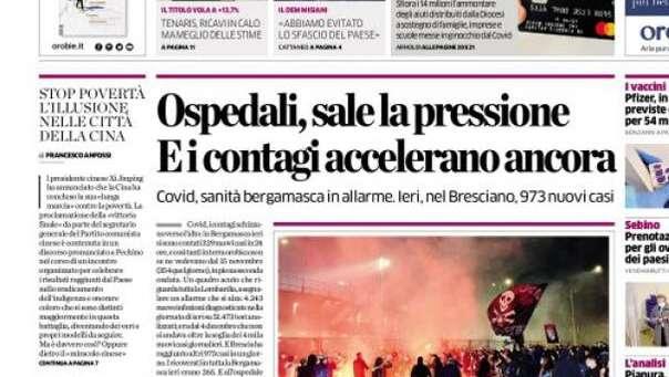 L'Eco di Bergamo, il raduno allo Stadio. L’ira del sindaco Gori: «Ora però le sanzioni»