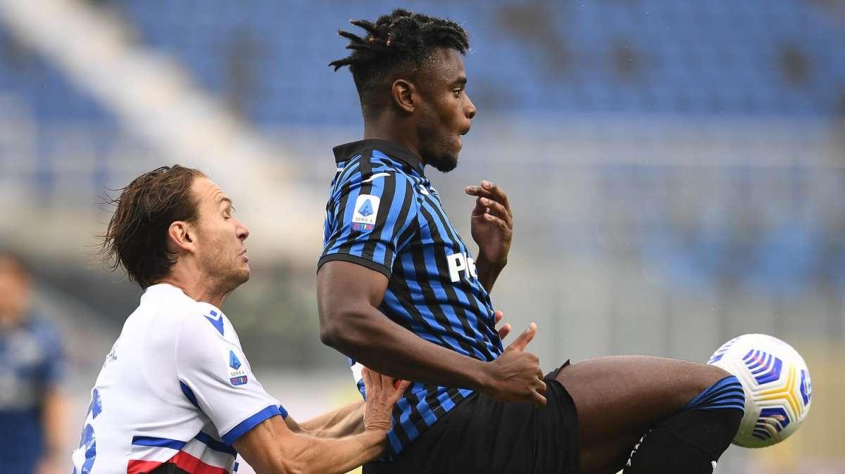 L'Atalanta riapre la partita a 10' dalla fine: Zapata si sblocca dagli undici metri