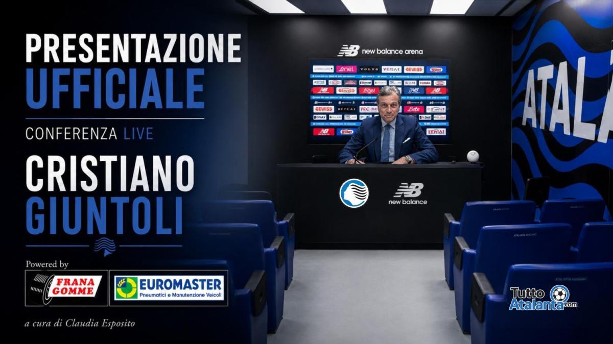 DIRETTA TA - Giuntoli si presenta in conferenza: oggi il volto della nuova Atalanta! Segui il live dalle 17 su TuttoAtalanta.com