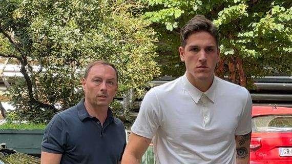 Dea, ecco Zaniolo. Il giocatore a Milano per le visite mediche: le immagini