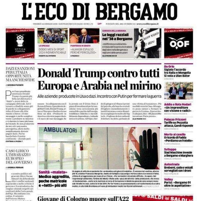 L'Eco di Bergamo: "Atalanta già sicura almeno die playoff da testa di serie"