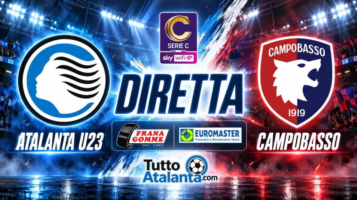 DIRETTA SERIE C / ATALANTA U23-CAMPOBASSO Frana Gomme Madone, calcio d'inizio ore 14,30