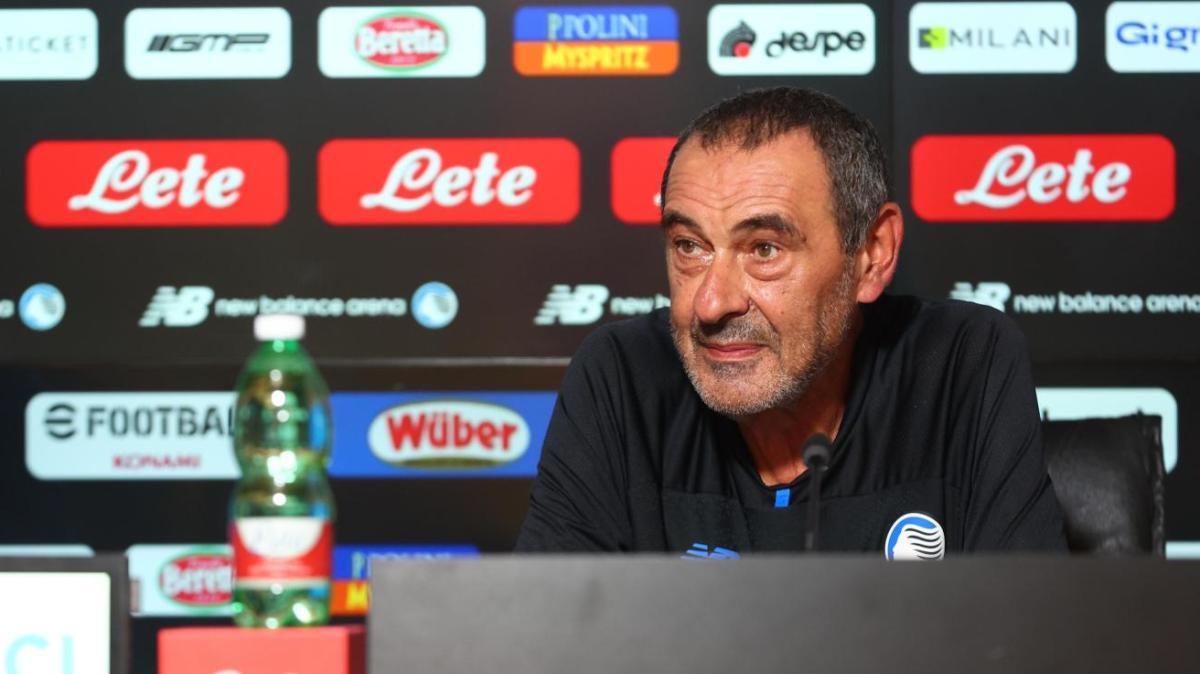 Sarri in conferenza, domani alle 15 presenta il big match dell’Olimpico