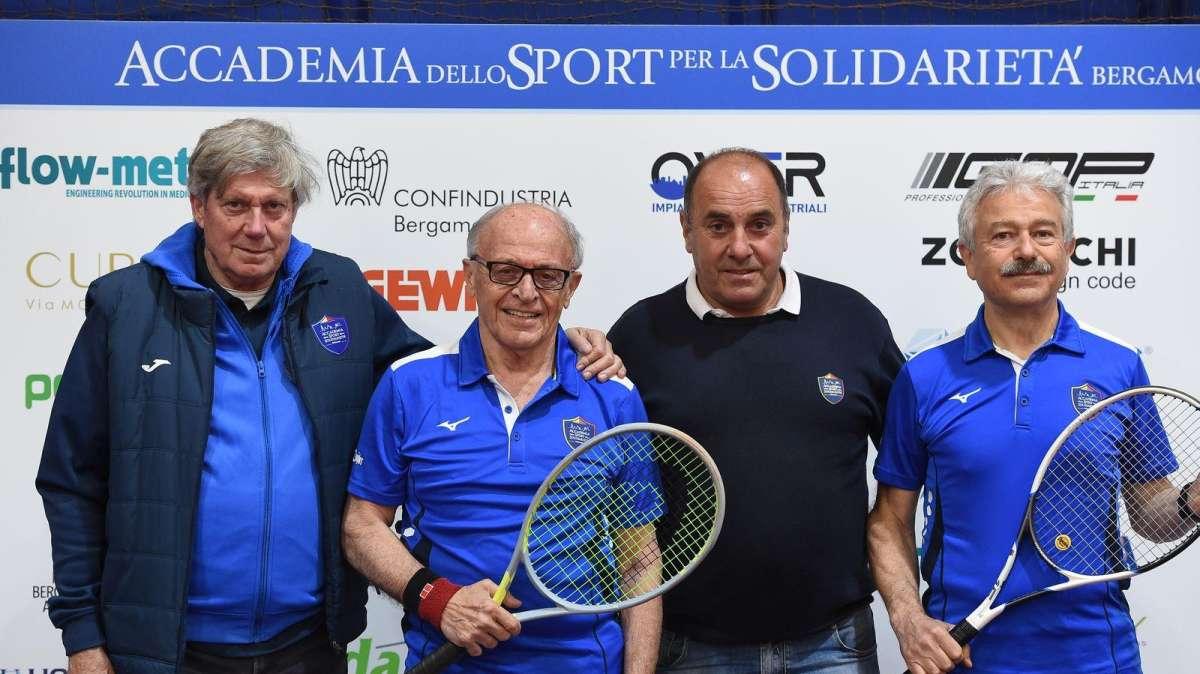 Tennis Vip - Alla Cittadella sembra di stare a Dublino. Tra i Vip presenti Pellegatti: "Gasp grande mister"
