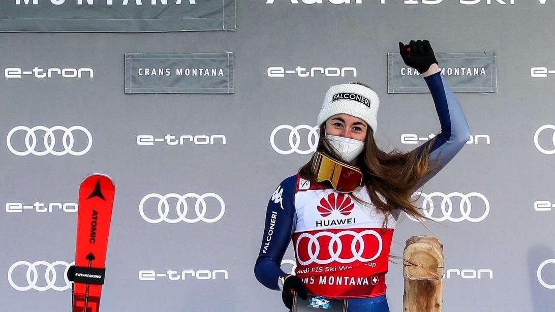 Sofia Goggia fa la storia dello sci azzurro, l'Atalanta si complimenta: "Orgoglio bergamasco"