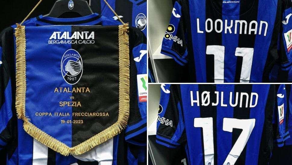 FOTO - Lo spogliatoio della Dea al Gewiss Stadium 