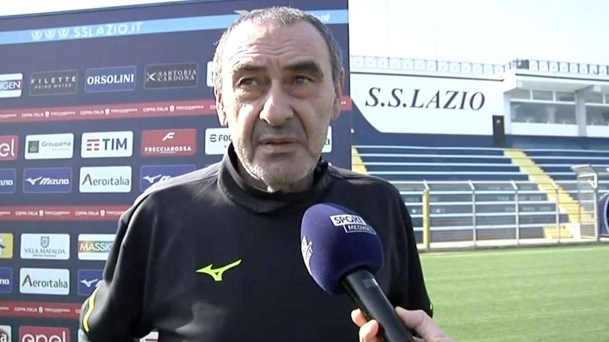 Sarri a Sport Mediaset: "Contro l'Atalanta sarà dura. Il mio futuro? Ho tre anni di contratto"