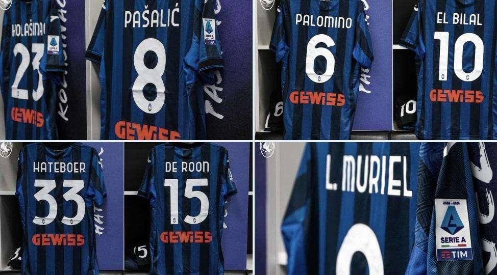 FOTO - Lo spogliatoio della Dea al Gewiss Stadium 