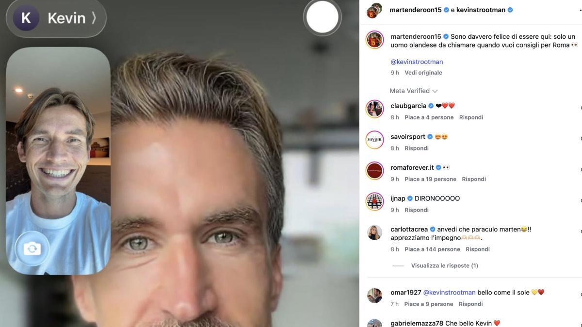 De Roon chiama Strootman: lezioni su Roma via video