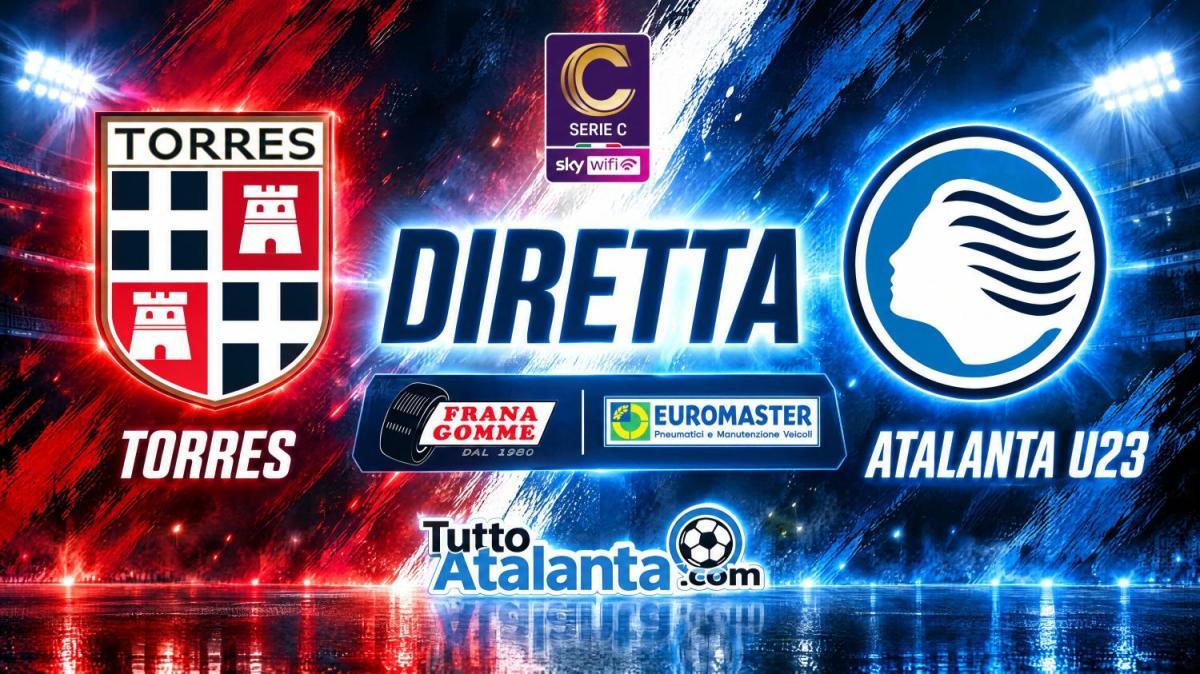 DIRETTA SERIE C / TORRES-ATALANTA U23 Frana Gomme Madone, calcio d'inizio ore 12,30