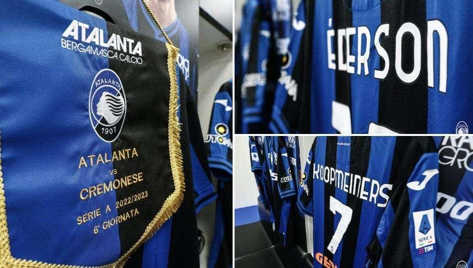 FOTO - Lo spogliatoio della Dea al Gewiss Stadium di Bergamo 
