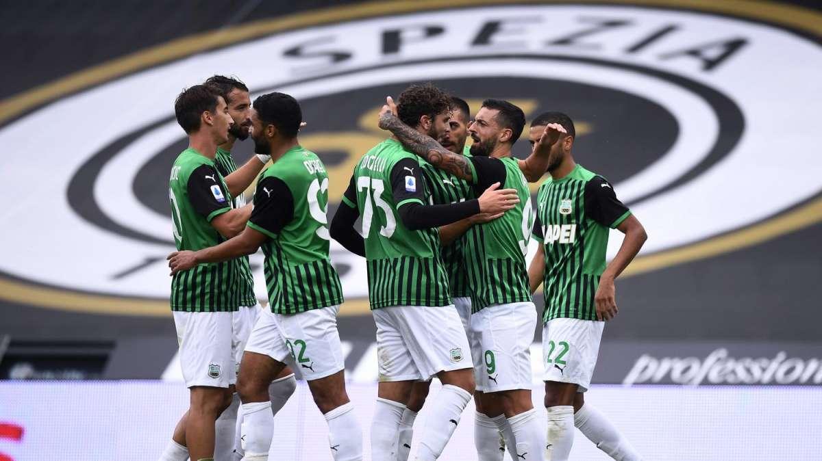Sassuolo straripante: l'attacco neroverde si scatena e rende amaro il debutto in A dello Spezia