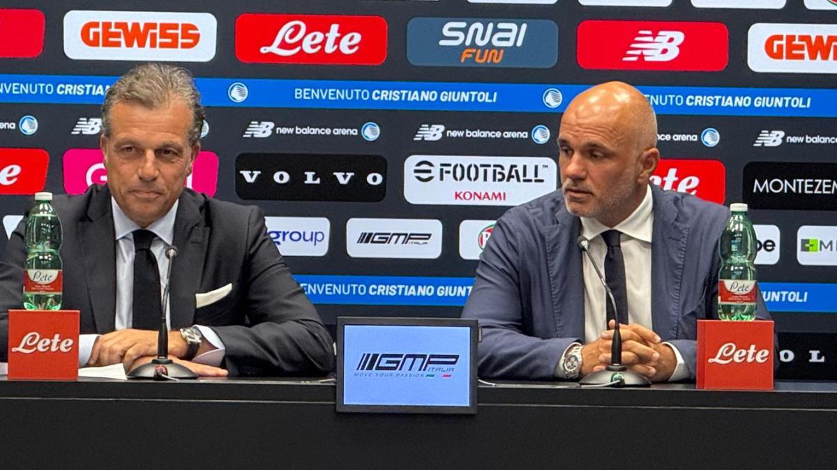Luca Percassi abbraccia Giuntoli: "Rappresenta al meglio lo stile Atalanta, in un mese e mezzo ha già stravolto molte cose"