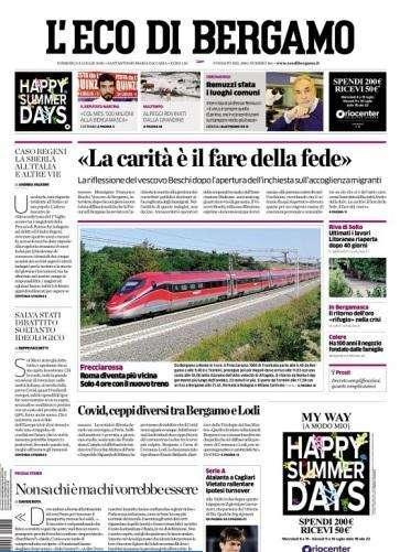 L'Eco di Bergamo: «La carità è il fare della fede»