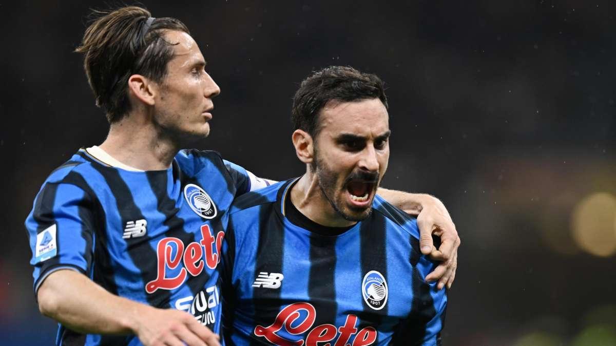 Raddoppio dell'Atalanta a San Siro, segna Zappacosta al 28'. Milan inguardabile