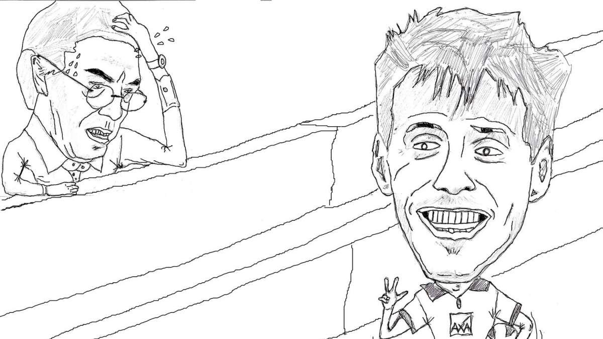 La vignetta di Inter-Atalanta. Denis saluta Moratti così..