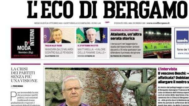 L'Eco di Bergamo: "Atalanta, un’altra serata storica" 
