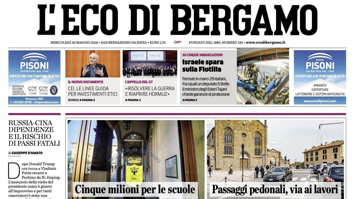 PRIMA PAGINA – L'Eco di Bergamo, Palladino: "Atalanta nel mio destino, sono orgoglioso"