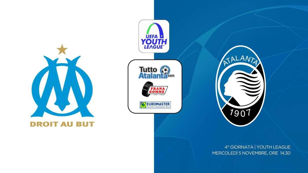 Rivivi YOUTH LEAGUE / O.MARSIGLIA-ATALANTA Frana Gomme Madone, 0-0