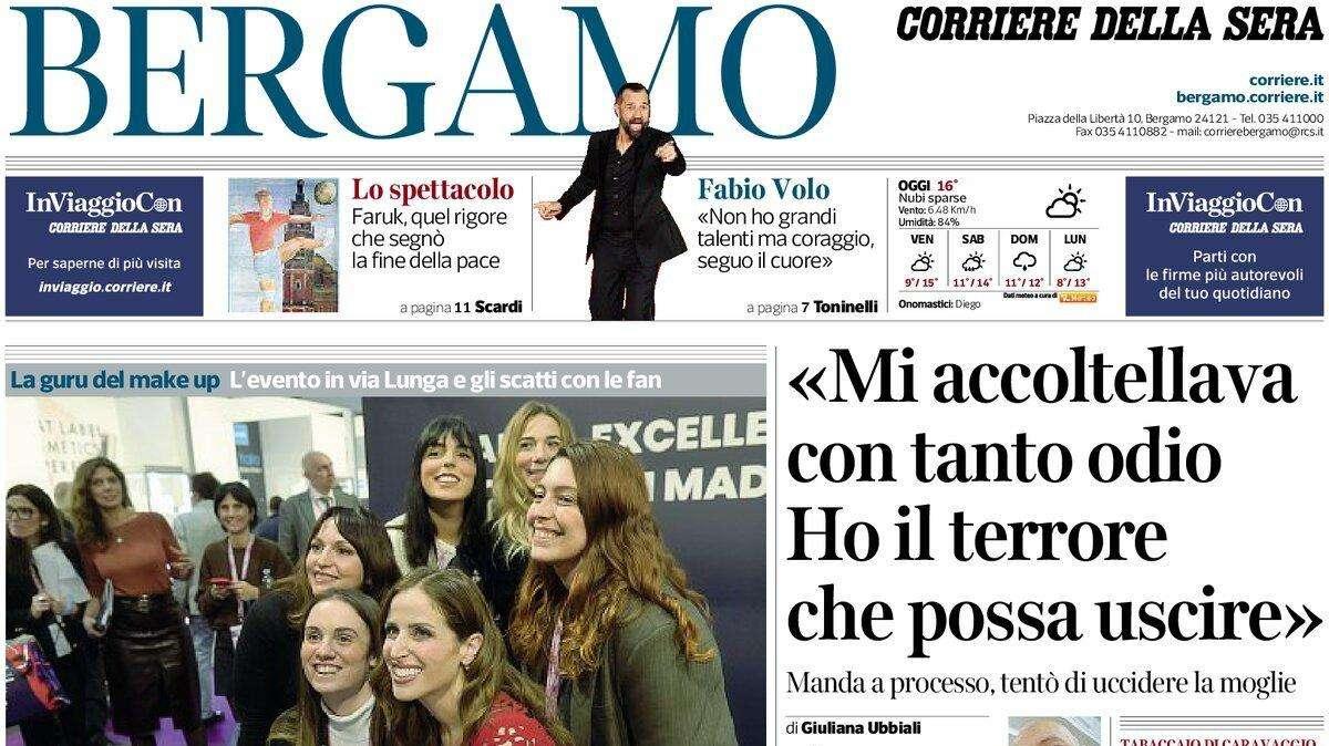 PRIMA PAGINA - Corriere di Bergamo: "La cura del gol di Palladino (modello Kean) peri talenti in sonno"