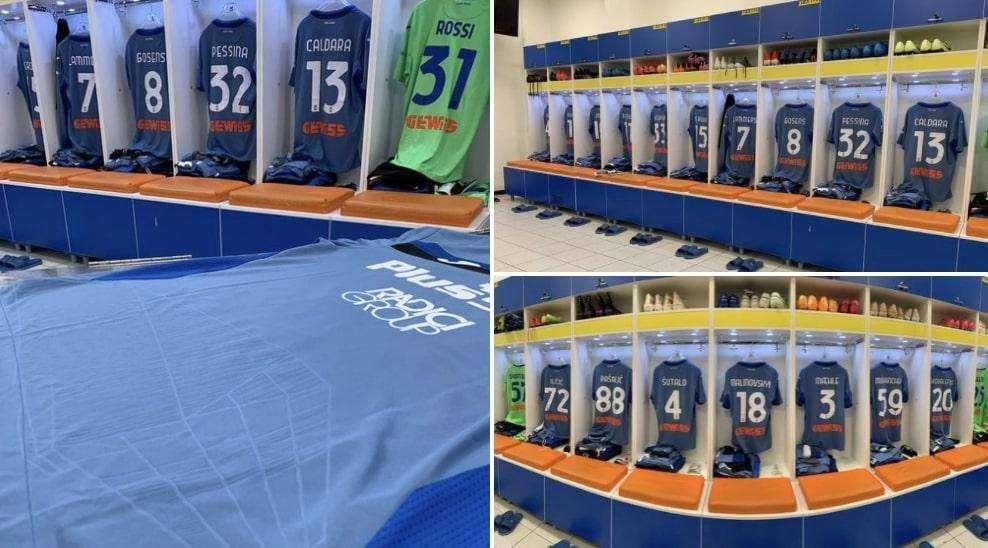 FOTO - Lo spogliatoio della Dea al "Tardini" di Parma