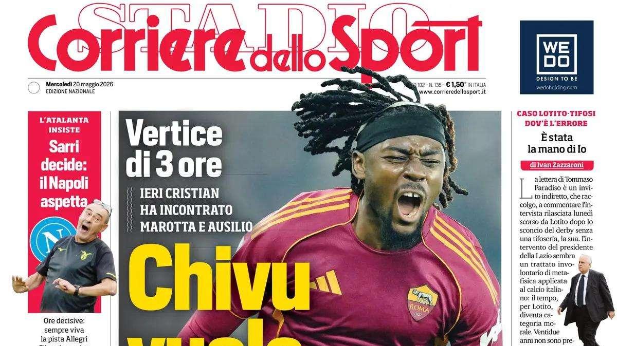 PRIMA PAGINA – Corriere dello Sport: "Chivu vuole Koné"