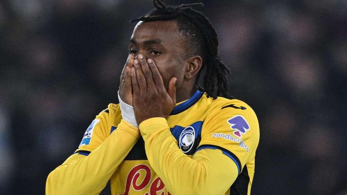 Dea, tegola Lookman: fuori almeno tre settimane. Ma Gasperini guarda avanti
