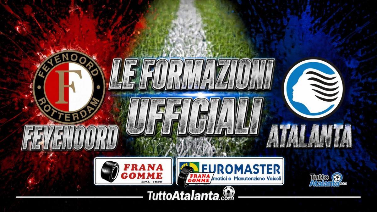 Feyenoord-Atalanta, le formazioni ufficiali