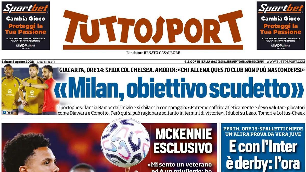 PRIMA PAGINA – Tuttosport: "«Juve forever»"