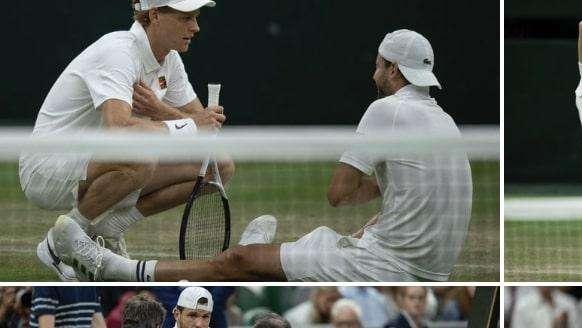 TASPORT24 - Wimbledon: Sinner-Dimitrov: gli highlights 