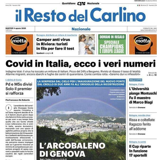 PRIME PAGINE - "Covid in Italia, ecco i veri numeri" 