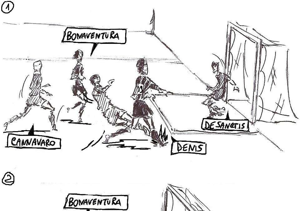 La vignetta di Napoli-Atalanta. Non bastano Denis e un Super Consigli