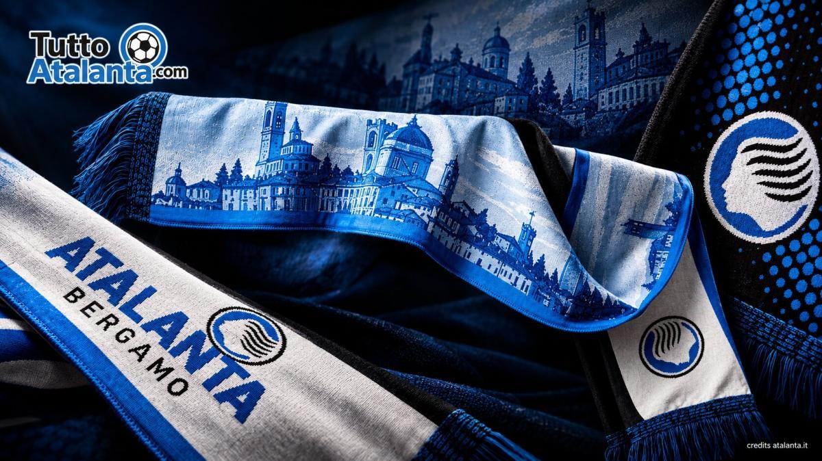 Atalanta, arrivano le nuove sciarpe ufficiali: design inediti per i tifosi