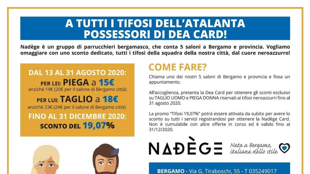 Saloni Nadège, un'esclusiva promozione pensata solo per i tifosi della Dea