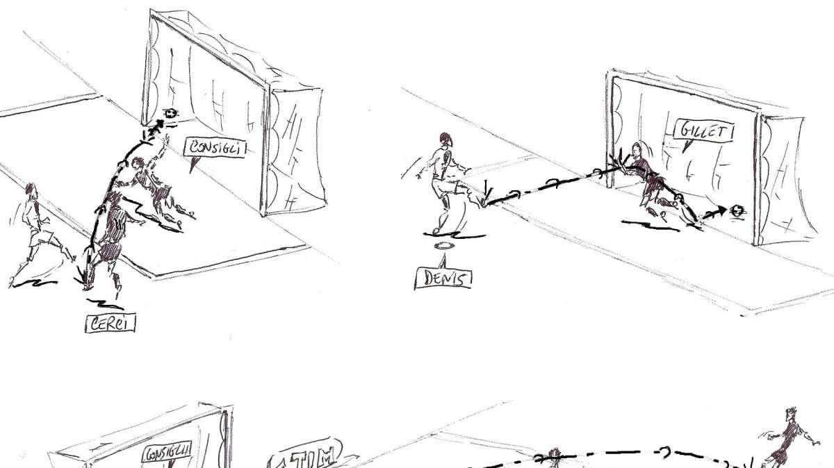 La vignetta di Torino-Atalanta. Uno-due Toro, illusorio Denis