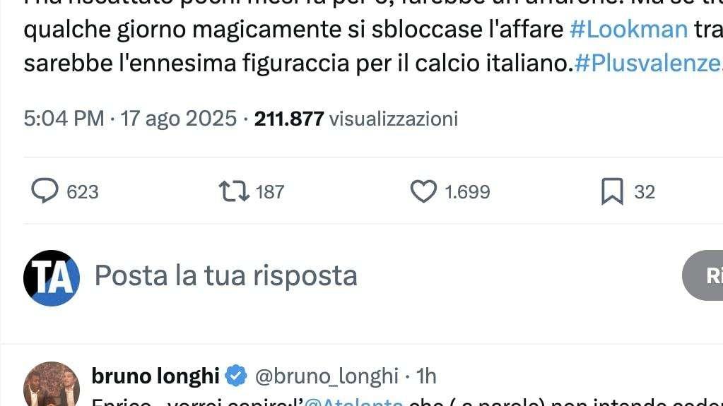 Varriale e Longhi, scintille su Zalewski e Lookman: il dibattito infiamma X